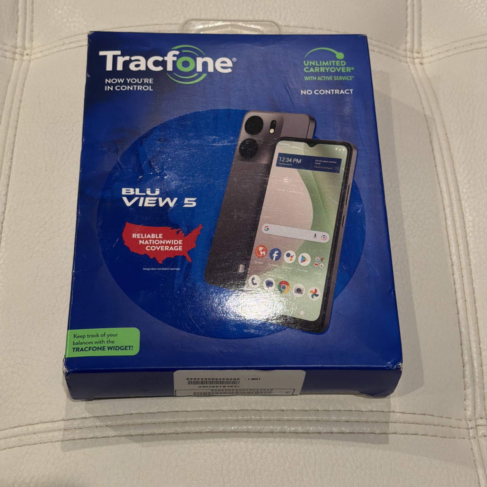 BLU View 5 B160V 64GB TracFone Locked 6.5″ Smartphone Android Dual Camera 13MP