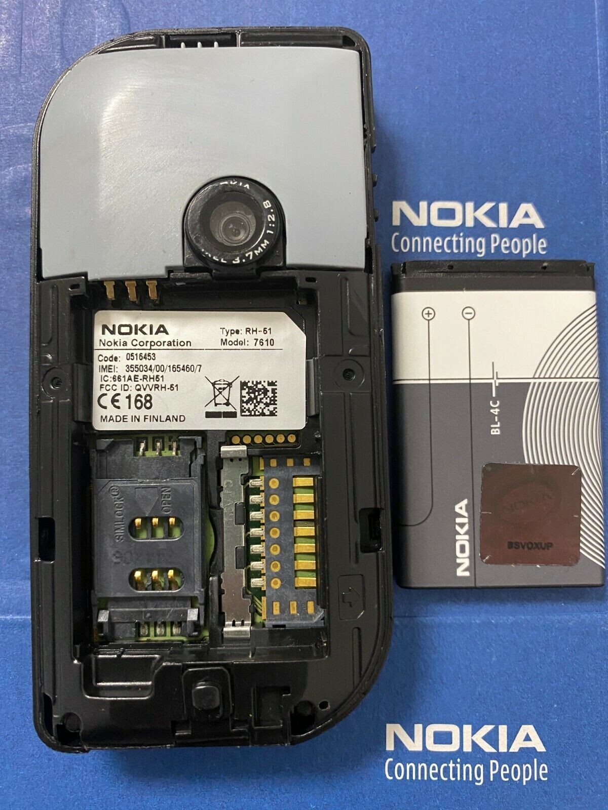 Nokia 7610 1MP 2G GSM 900 / 1800 / 1900 Unlocked classic Phone 1 year warranty