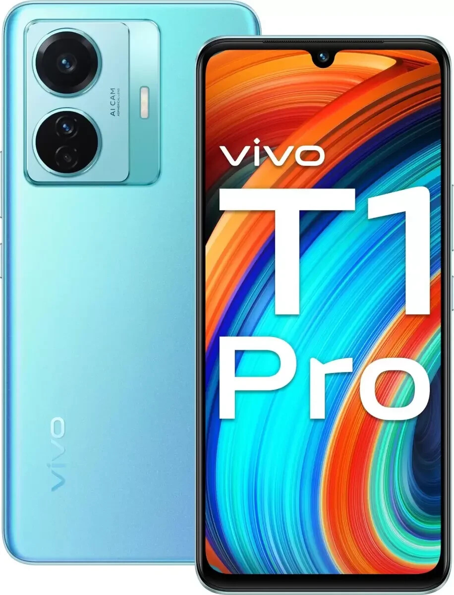 Vivo T1 Pro Turbo Cyan 5G (RAM 6GB, 128GB) 6.44″ 64MP-Camera Unlocked Phone