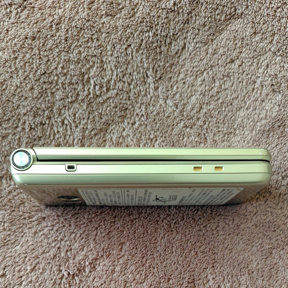 SHARP AQUOS Keitai 2 601SH Gold Flip Phone Softbank SIM Free Used From Japan