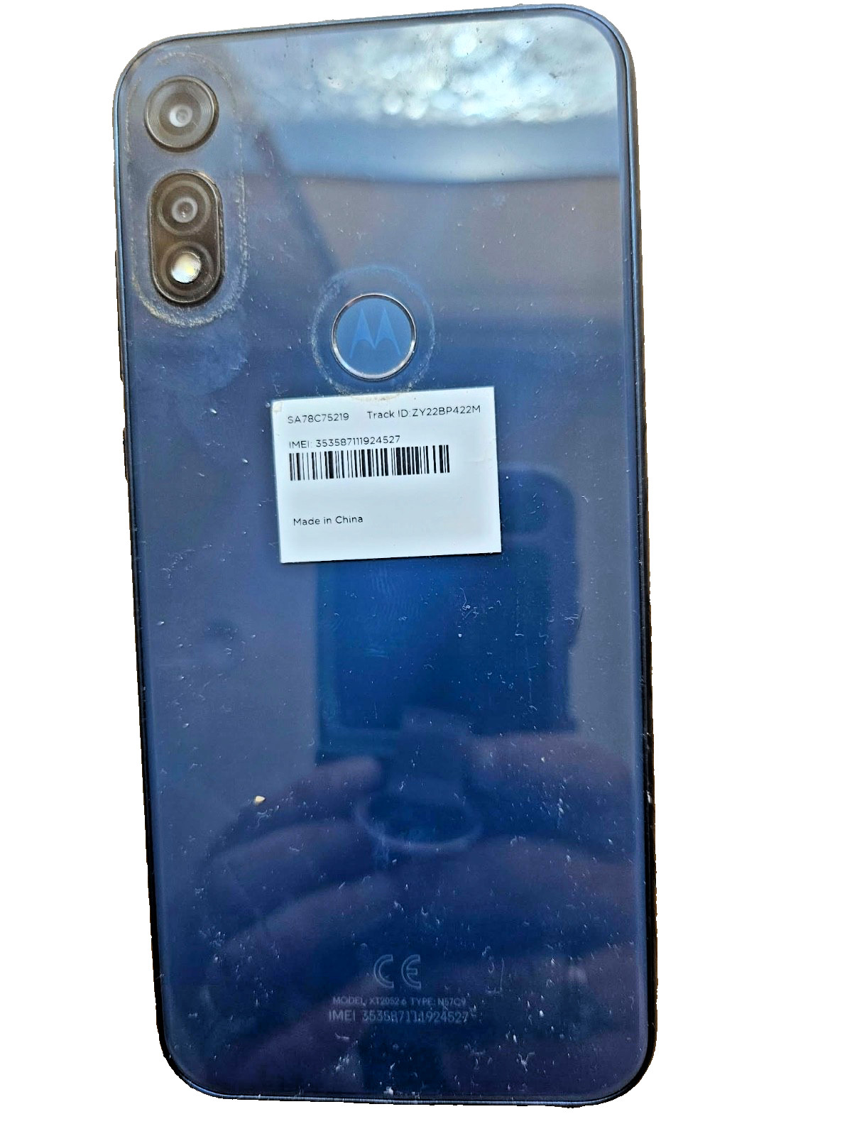 Motorola Moto E (2020) XT2052-6 Midnight Blue – UNTESTED / For Parts – w/ GoTo C