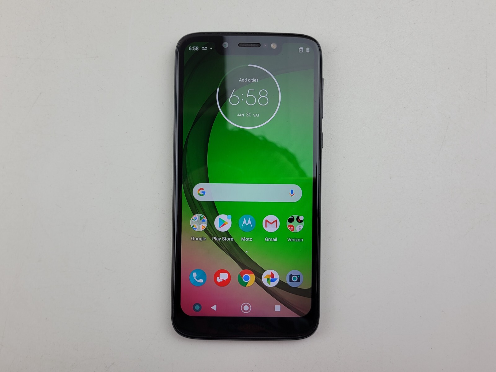 Motorola Moto G7 Play (XT1952-3) 32GB (Verizon) Prepaid – Clean IMEI – J6504
