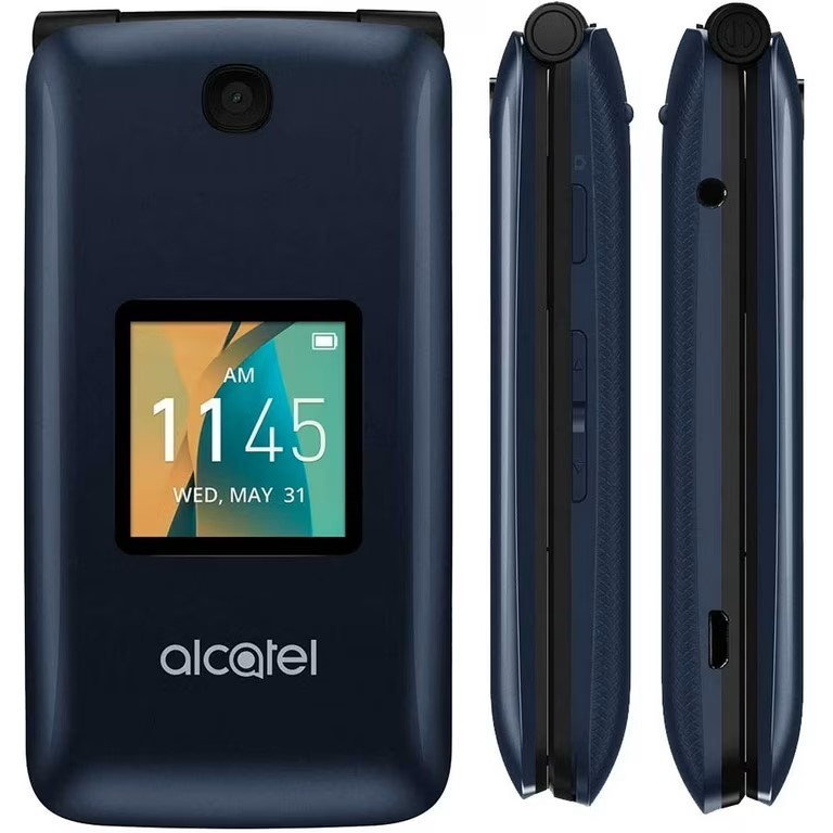 Alcatel Go Flip 4044N – Blue (Unlocked) Flip Phone – EXCELLENT