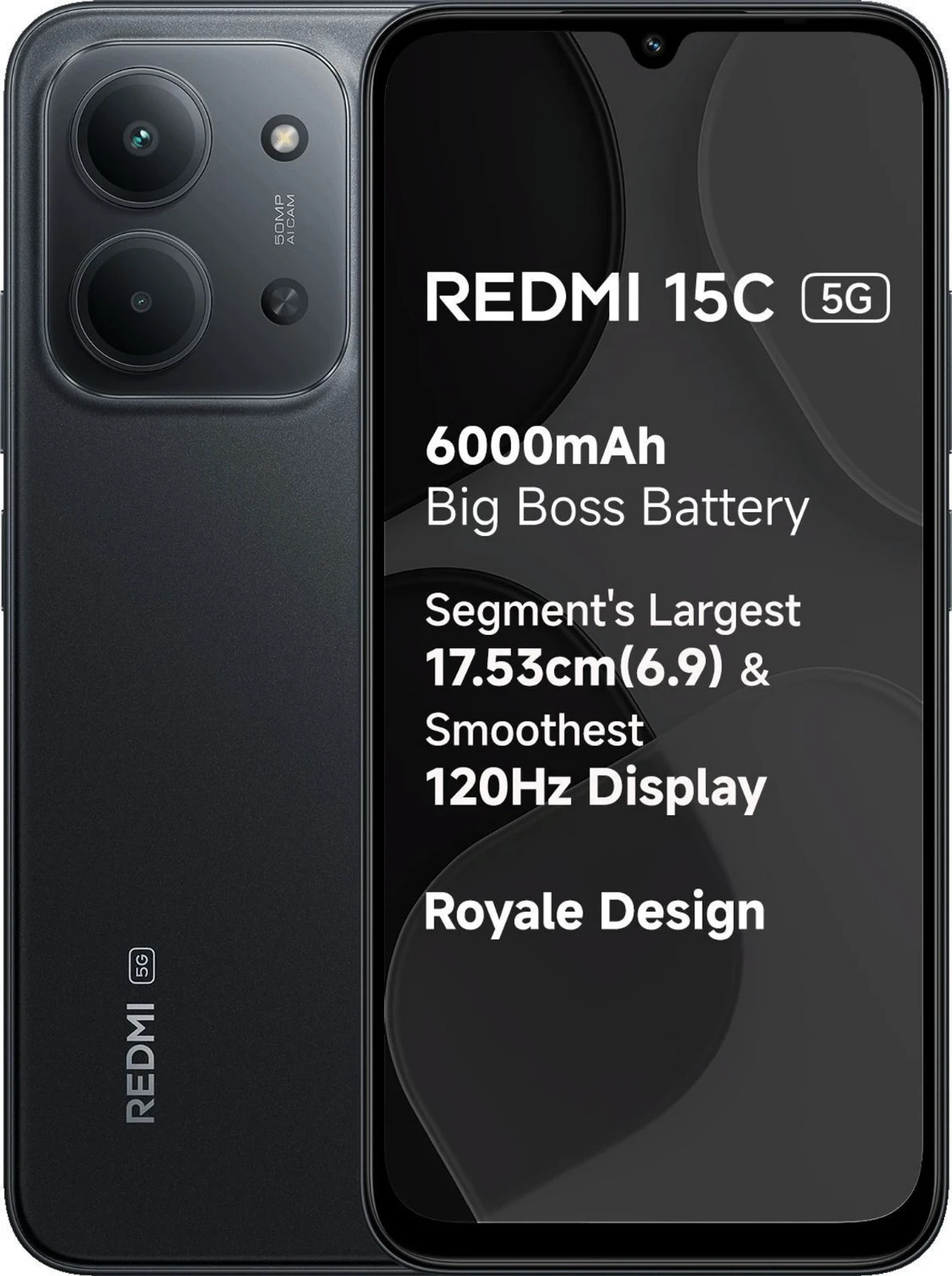 REDMI 15C 5G Factory Unlocked 4GB 128GB MediaTek Dimensity 6300 Global Version