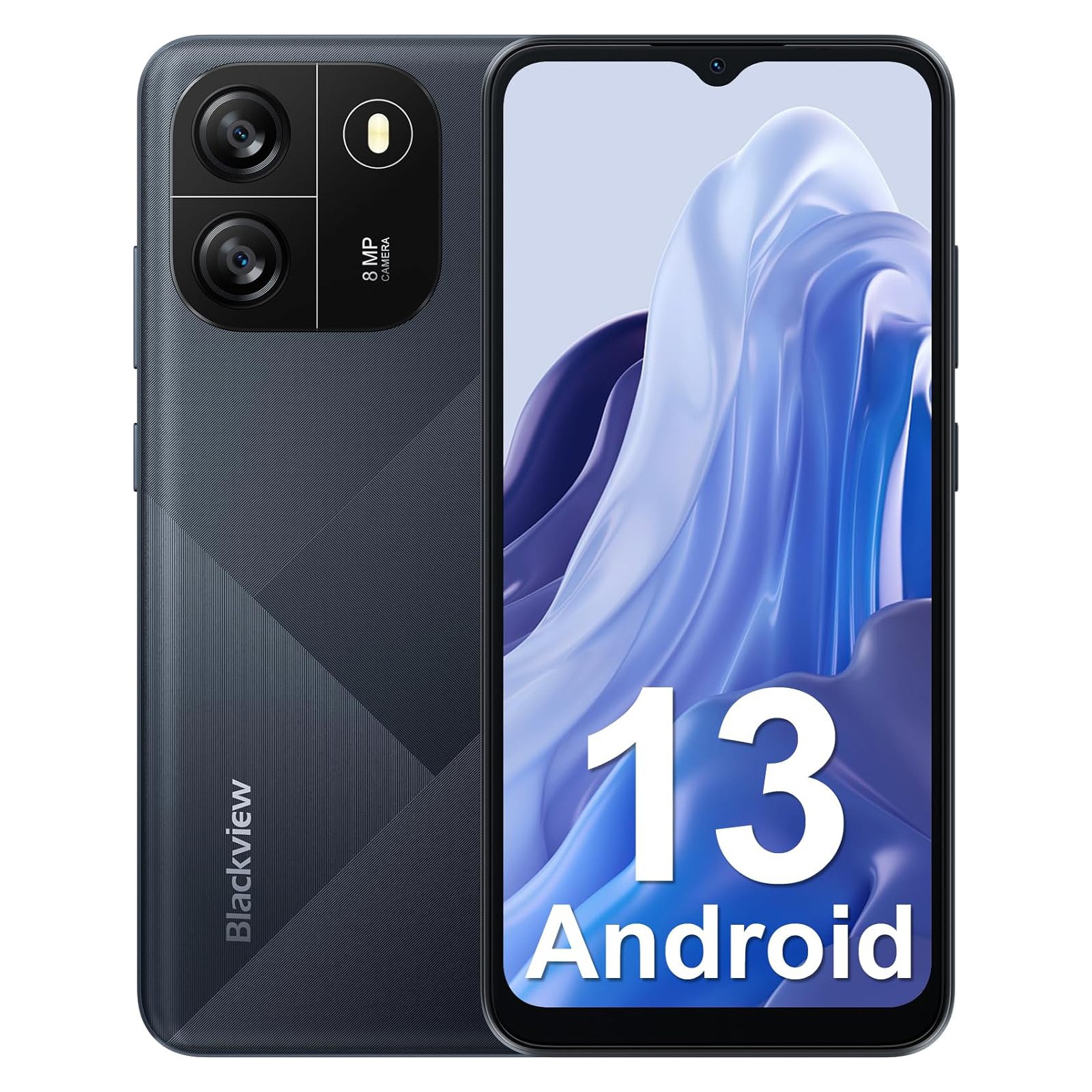 Blackview WAVE 6C 4G Smartphone 4GB+32GB 6.5″ Android 13 5100mAh Face Unlocked