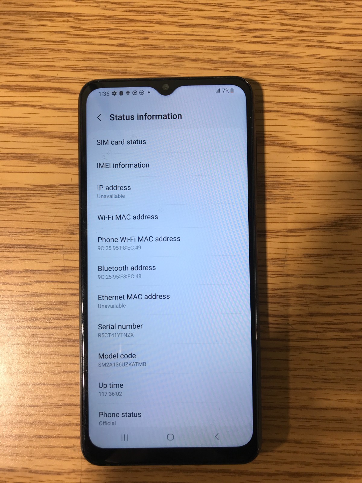 SAMSUNG GALAXY A13 (T-MOBLE LOCKED) – BLACK