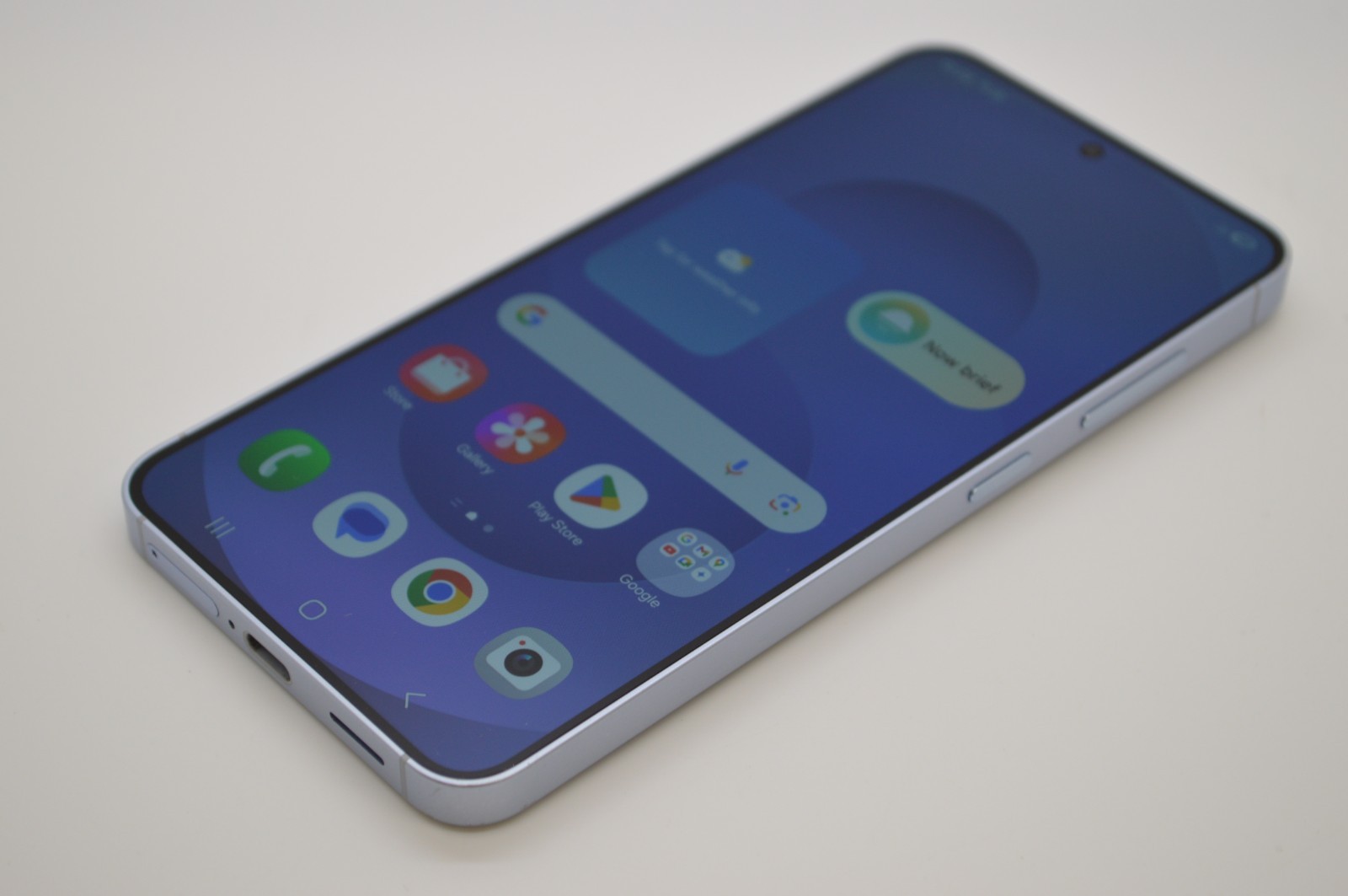 FAIR Samsung Galaxy S25 128GB [SM-S931U1] Blue Unlocked SCRATCHED SCREEN #B298
