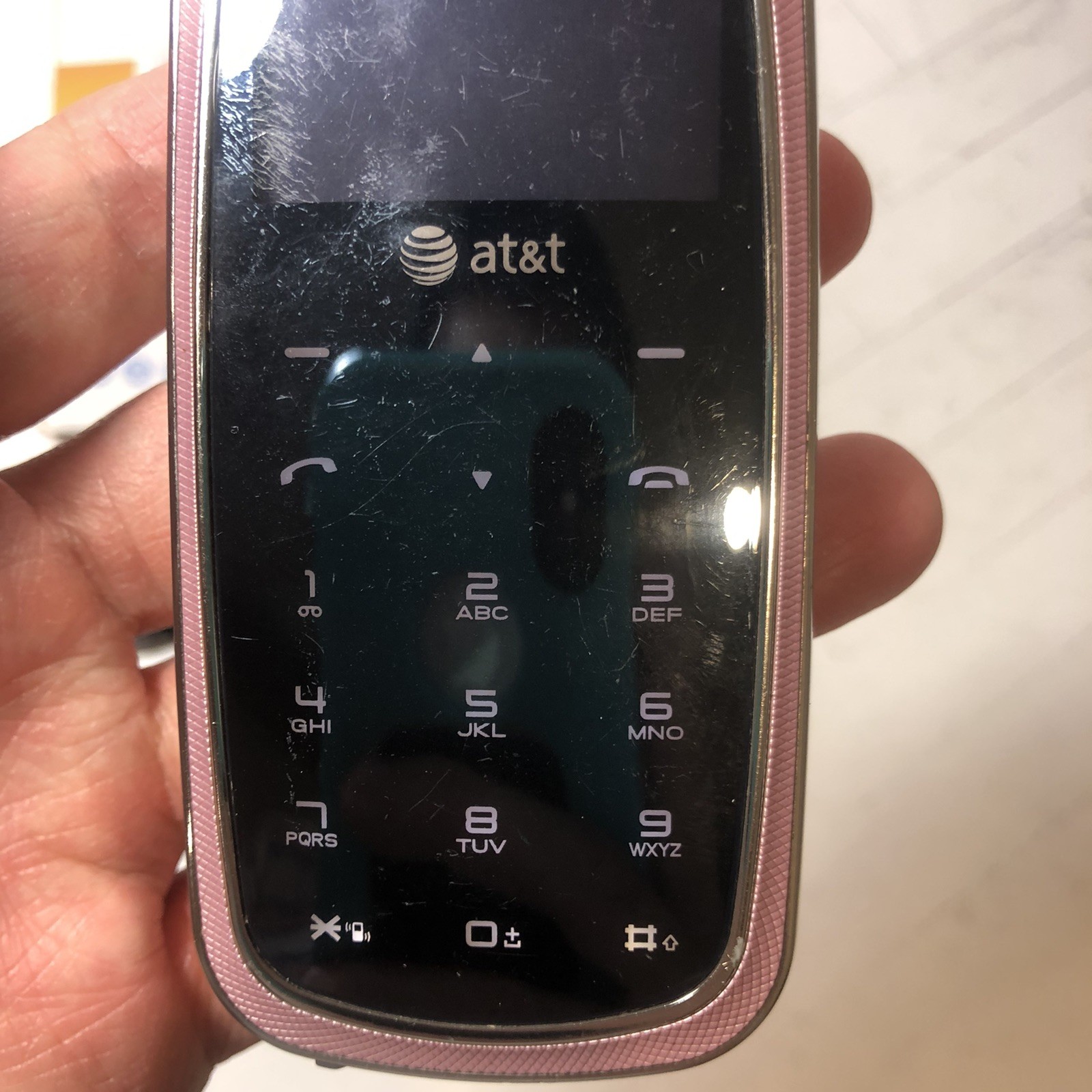 Pantech Impact P7000 AT&T Pink Slider Phone – USED WORKS