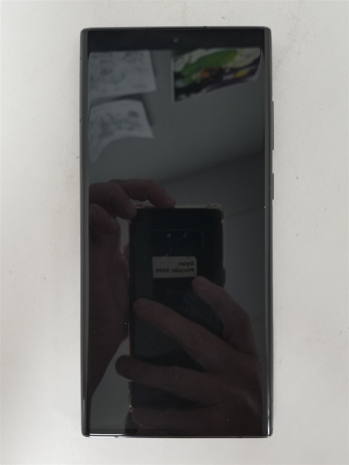 Samsung Galaxy S22 Ultra 128GB Black SM-S908U (Unknown Carrier) Damaged zD3098