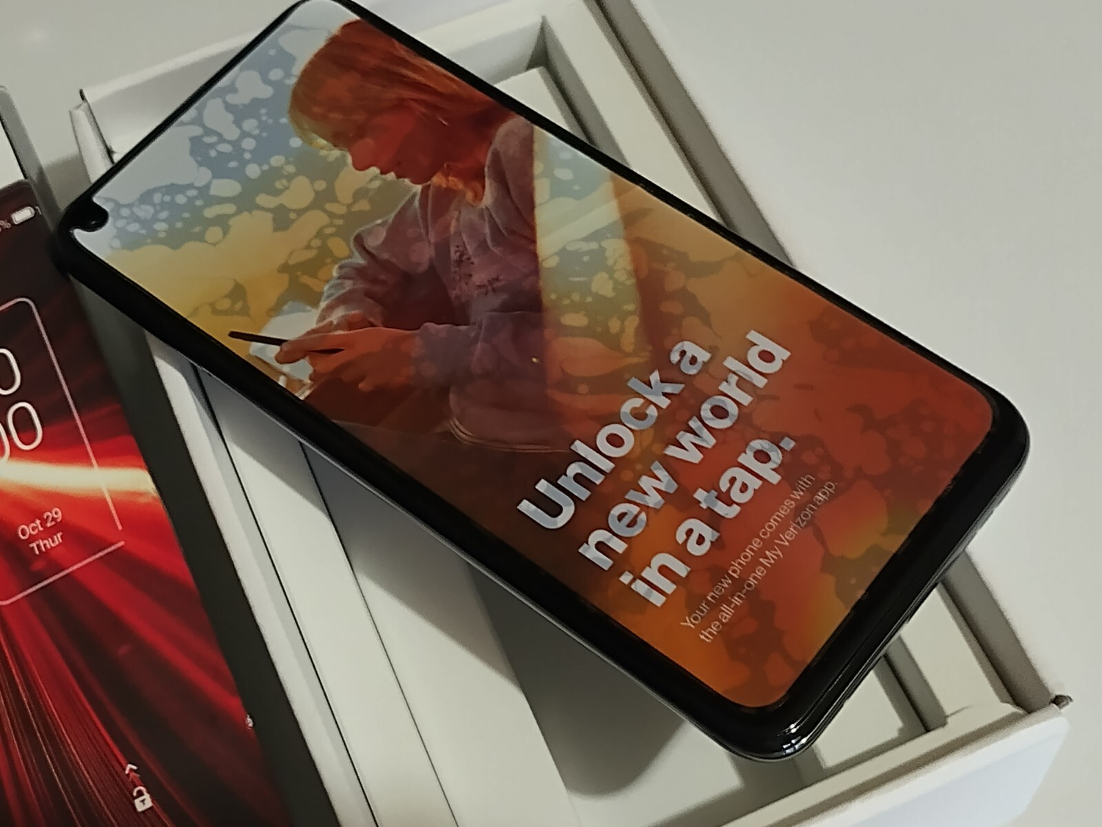 New Open Box TCL 10 5G UW – 128 GB – Diamond Gray (Verizon) (Single SIM)