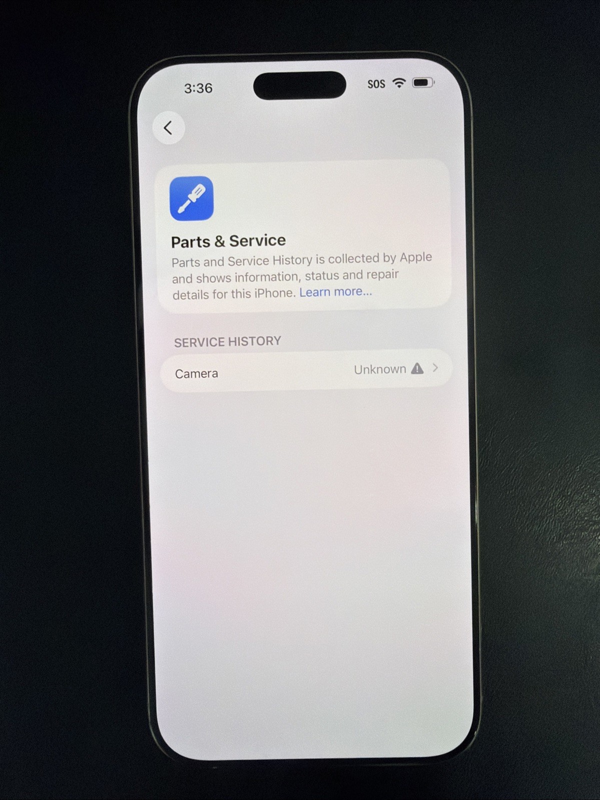 Apple iPhone 16 Pro Max 256GB Wi-Fi ONLY Fair Condition *For Parts / Repair*