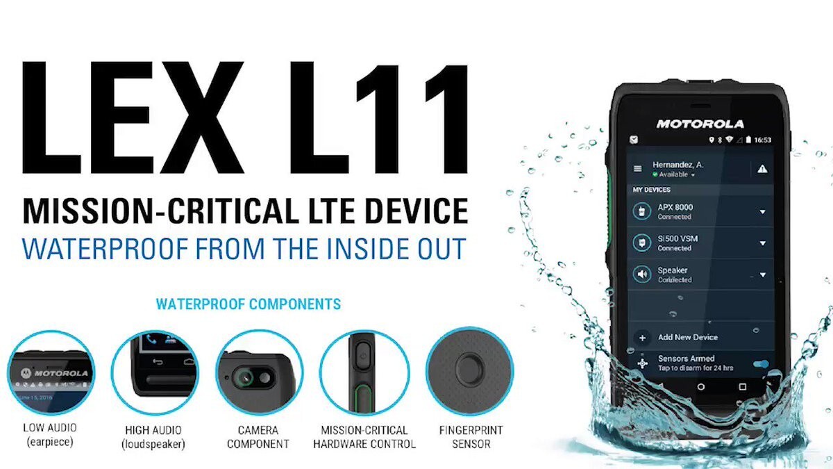 Motorola LEX L11n Mission Critical Handheld Device Phone AT&T Unlocked Very Good