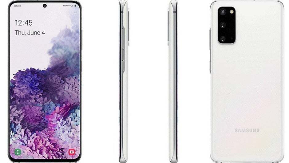 Samsung Galaxy S20 5G SM-G981V Unlocked 128GB Cloud White Very Good