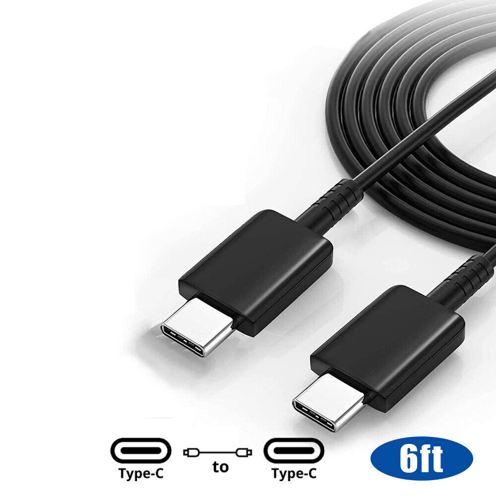 6FT Cable&45W Fast Charging Type C Wall Charger For Samsung Galaxy S25 S24 S23