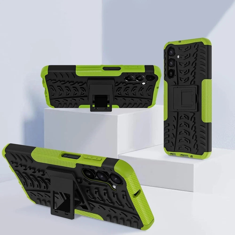 For Samsung Galaxy A16 5G Case Double-Layer Shockproof + Screen Protecto, Stand