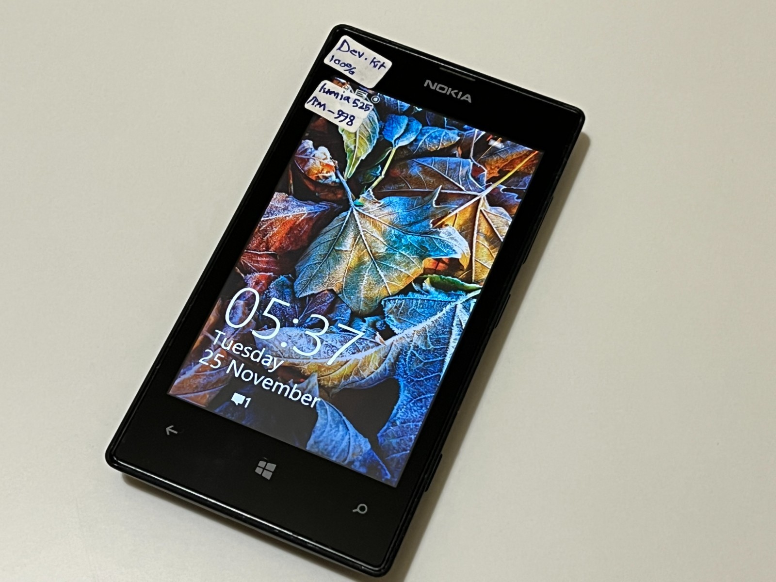 Nokia Lumia 525 Development device Unlocked Windows phone Rare