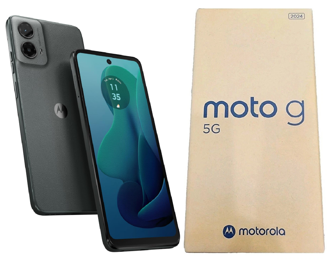 Motorola Moto G 5G (2024) XT2417 128GB Fully Unlocked New in Box – Sage Green