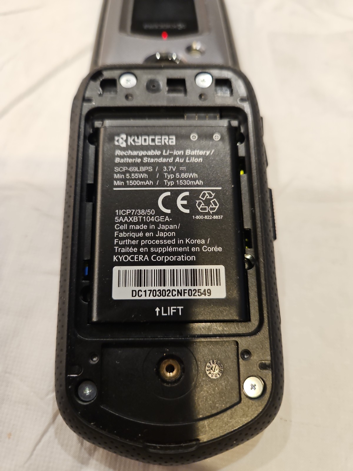 Kyocera E4281 Black Sprint 3G Rugged Euc