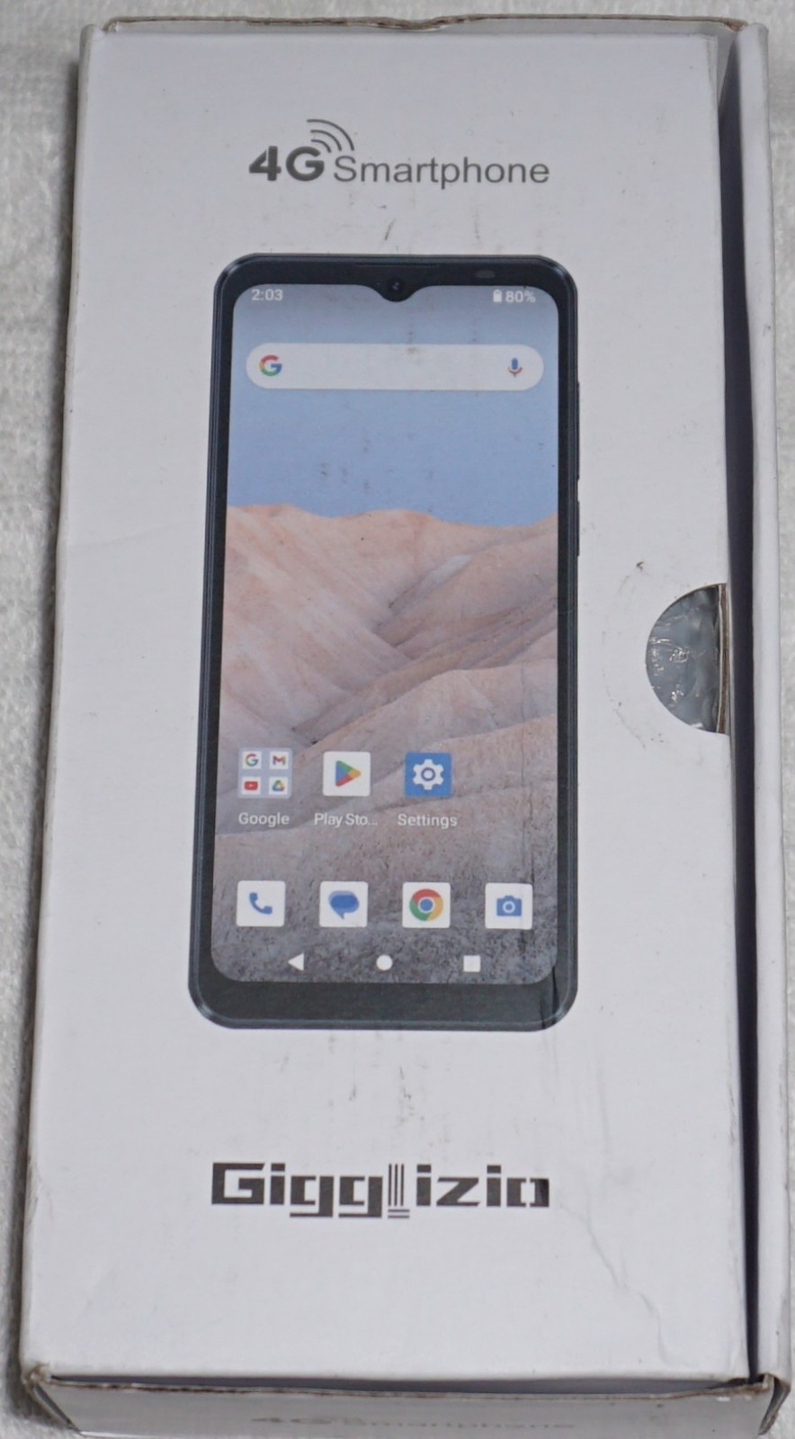 Gigglizio SH4650C 32GB 4G GSM Unlocked 6.56″ HD+ Android Smartphone NEW