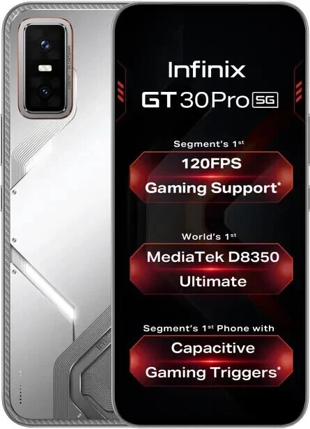 Infinix GT 30 Pro 5G+ 12GB RAM 256GB ROM-White-Global Version. “NO TARIFFS”