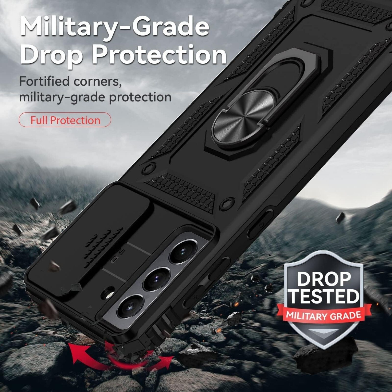 For Samsung Galaxy S21 FE 5G Phone Case Heavy Duty Cover fits Otterbox Defender