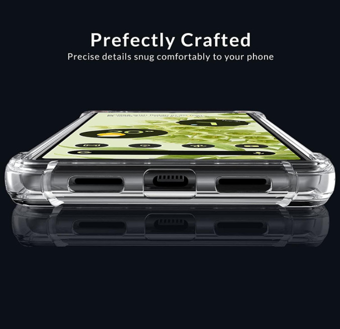 For Google Pixel 7 Pro Clear Case Premium Quality Transparent TPU Bumper Crystal