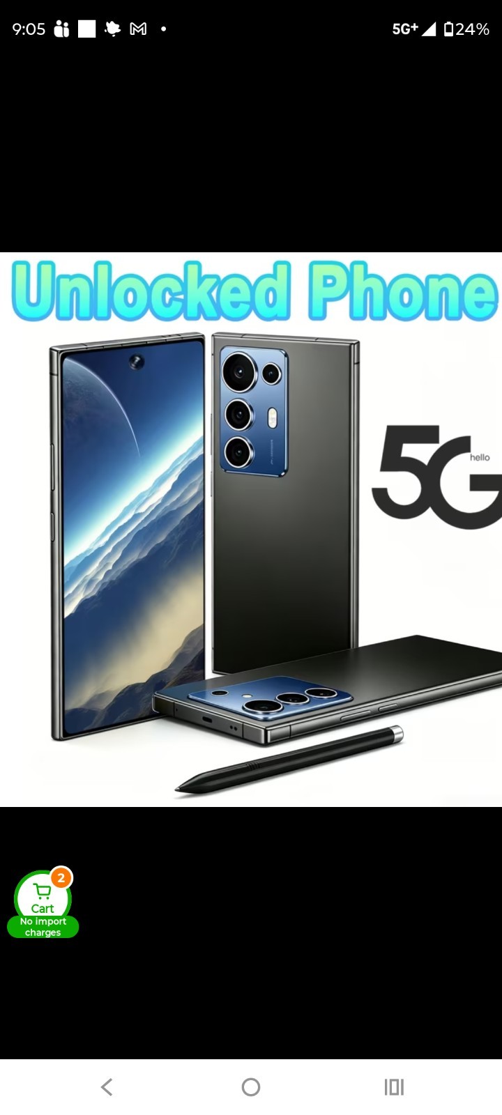 International/Global unlocked 5G Andriod Smartphone