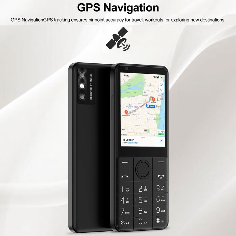 DOOV R77 PRO Ultra Slim Android 14 Smartphone Cell Phone Keyboard Student Mobile