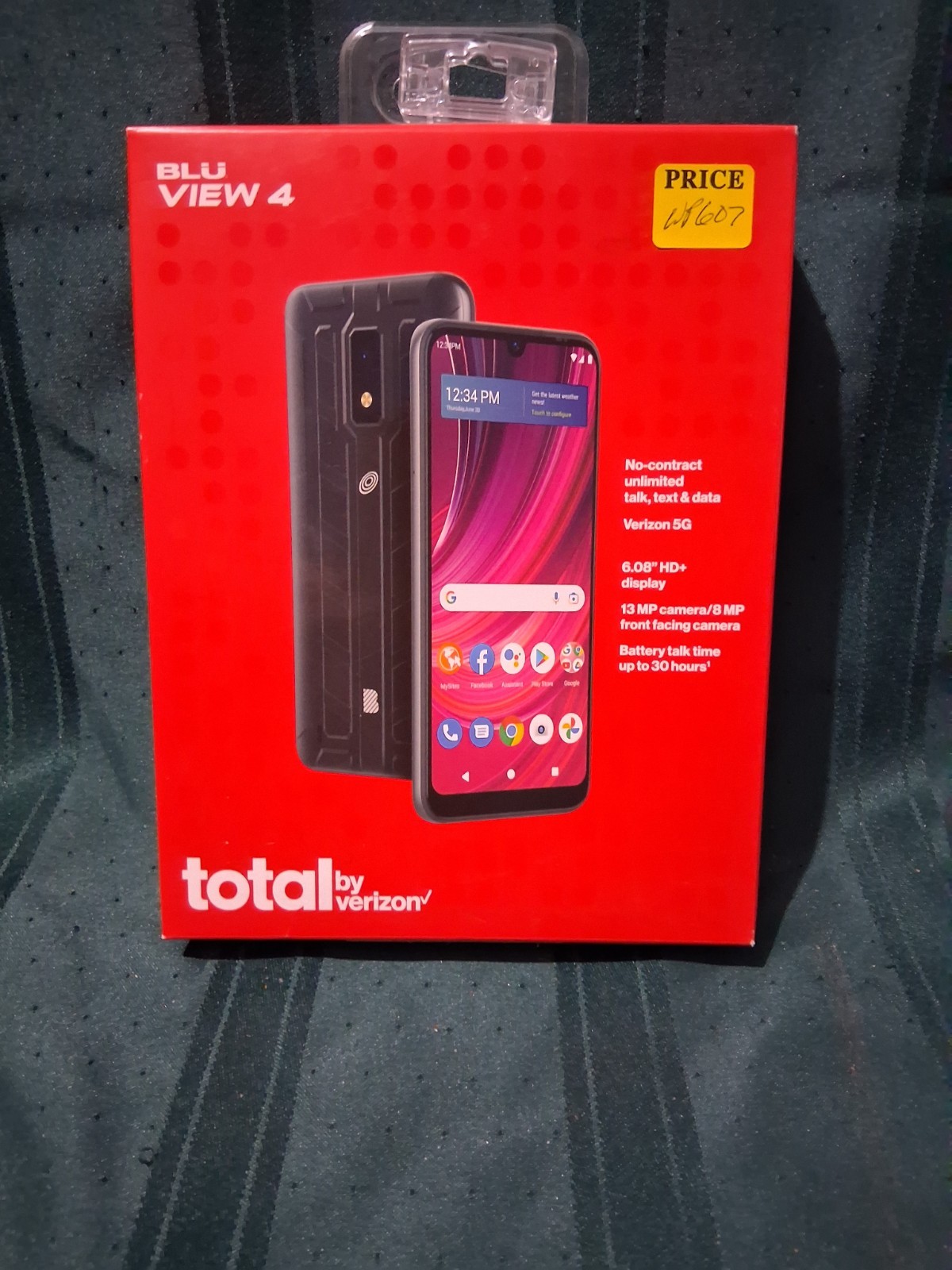 Total by Verizon Blu View 4 32GB Black B135DL Smartphone WP607
