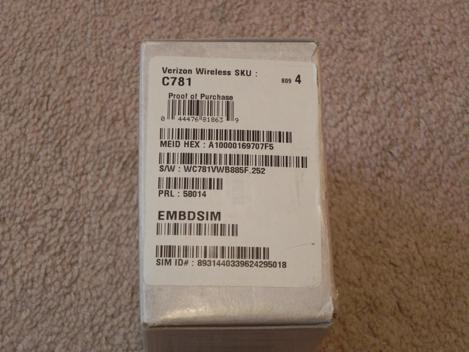 CASIO G’zOne Ravine 2 C781 Verizon, 3G Basic Flip Phone Rugged