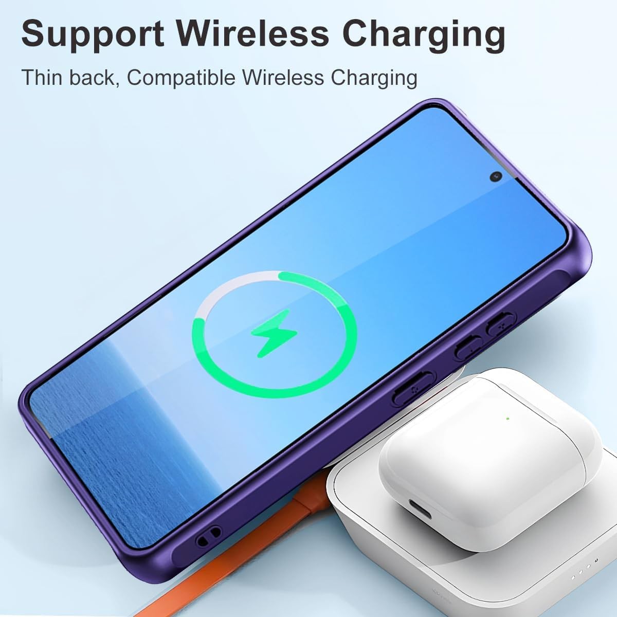 Samsung Galaxy S26 Ultra Case, Thin Anti-Scratch PC Matte Translucent Back & TPU