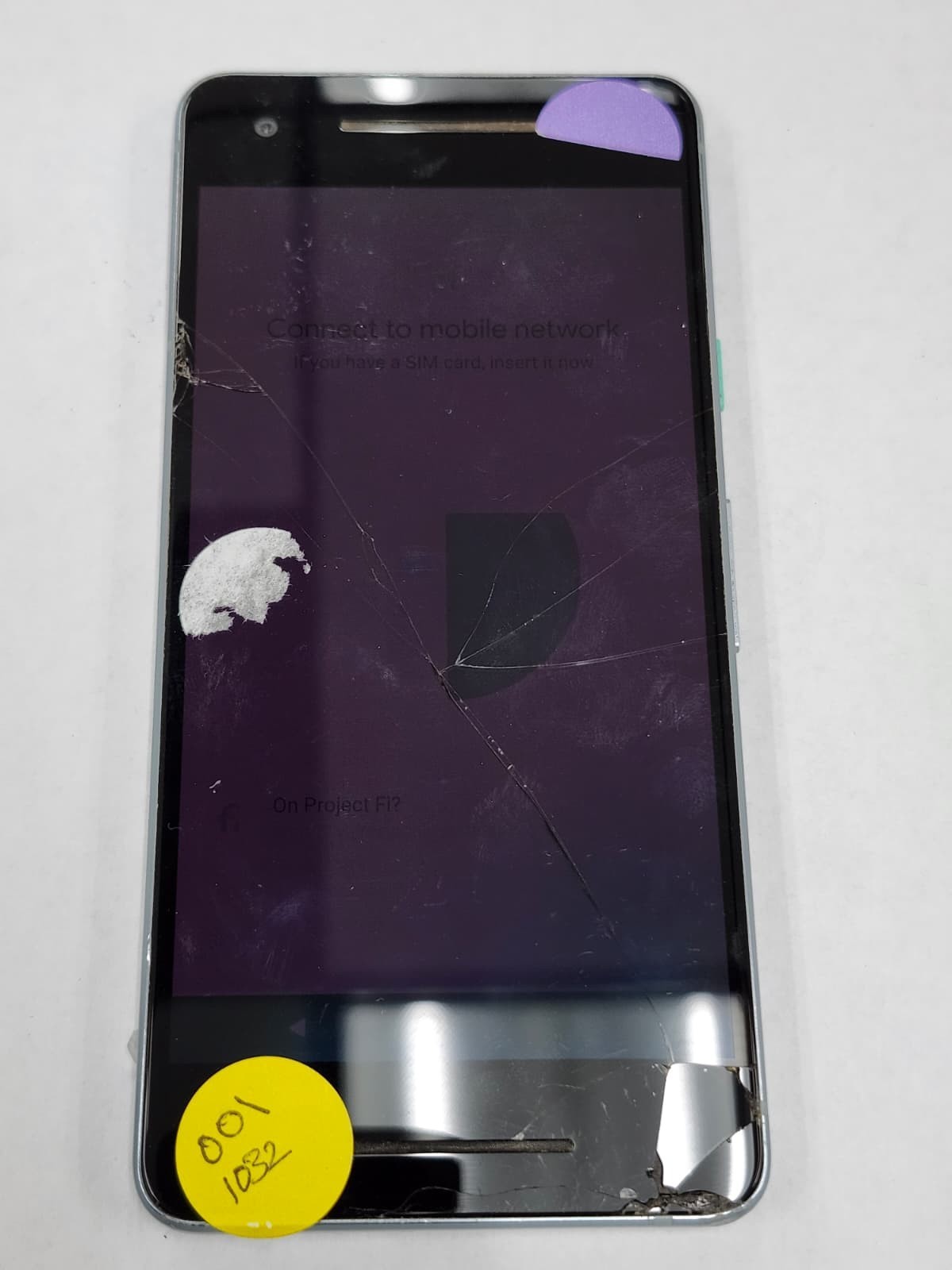 DEFECTIVE – Google Pixel 2 – 64 GB – Blue – Unlocked – G011C – 12546
