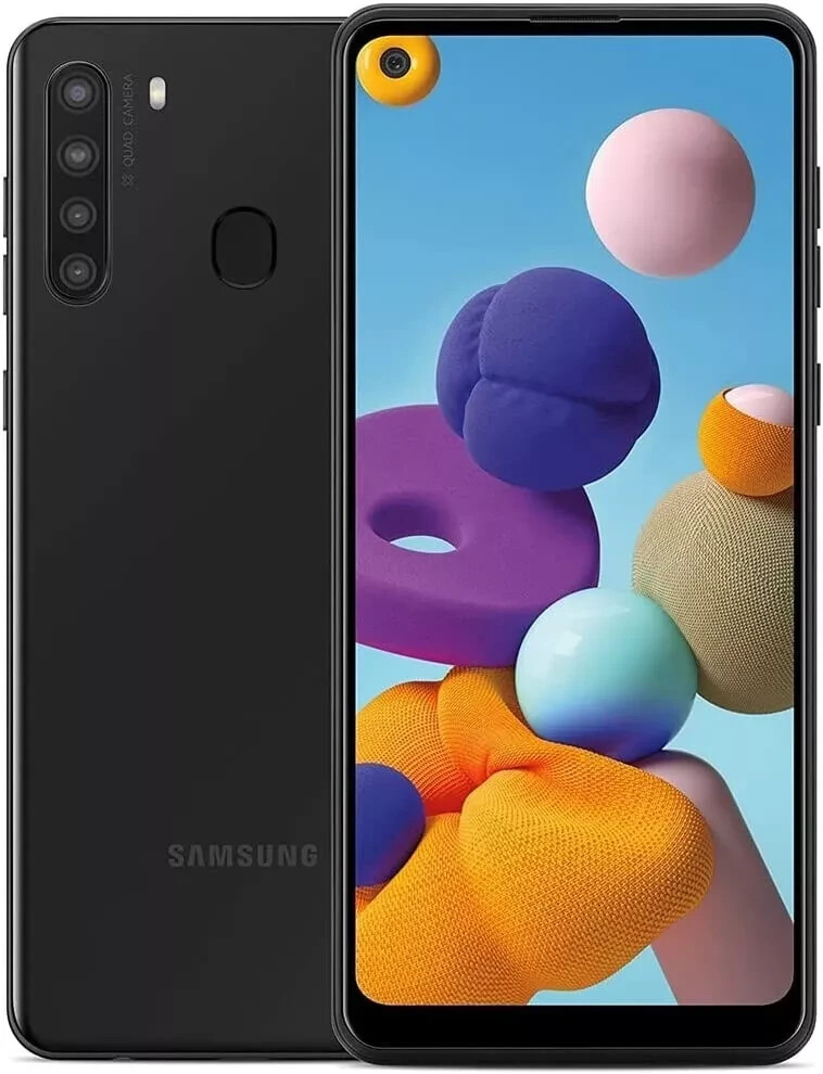 Factory Unlocked – Samsung Galaxy A21 SM-A215U Black 32GB 6.5″- A GRADE