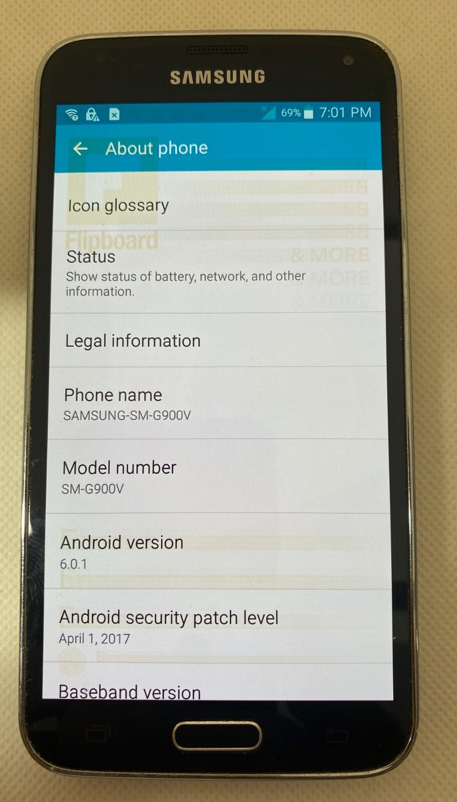 Samsung Galaxy S5 SM-G900v 16GB Verizon / GSM (Fully Unlocked)-used-SBI