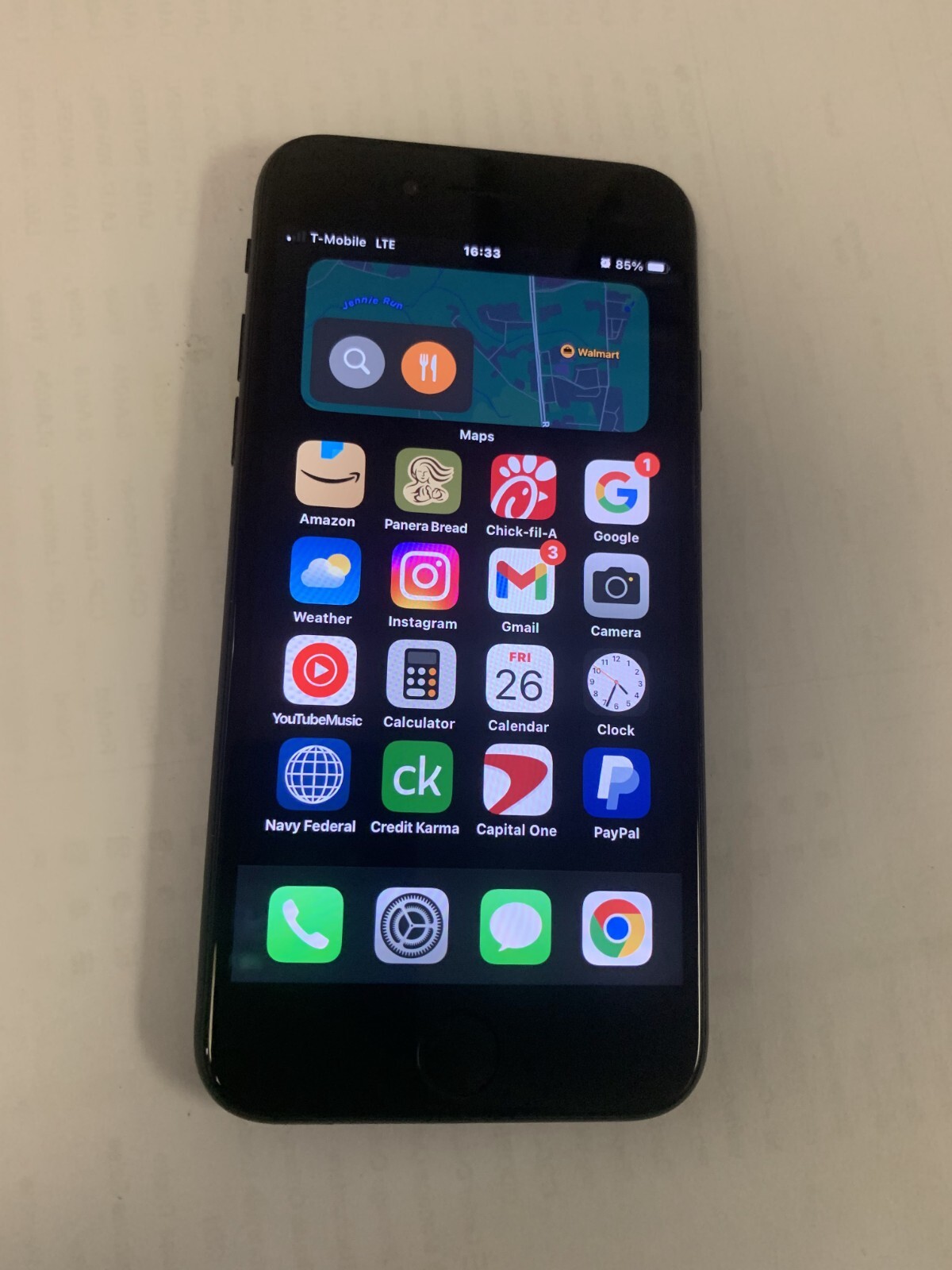 Apple iPhone SE 2nd Gen. – 128GB – Black (Unlocked) A2275 (CDMA + GSM)
