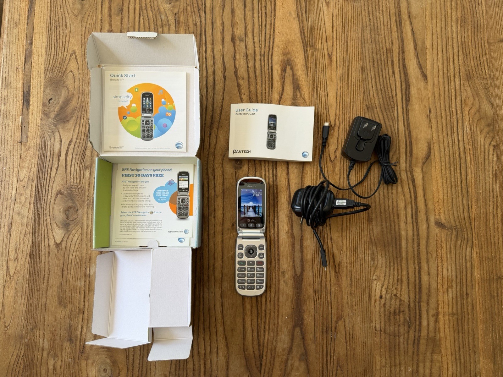 P2030 Breeze III – 80 MB – Gray (AT&T)