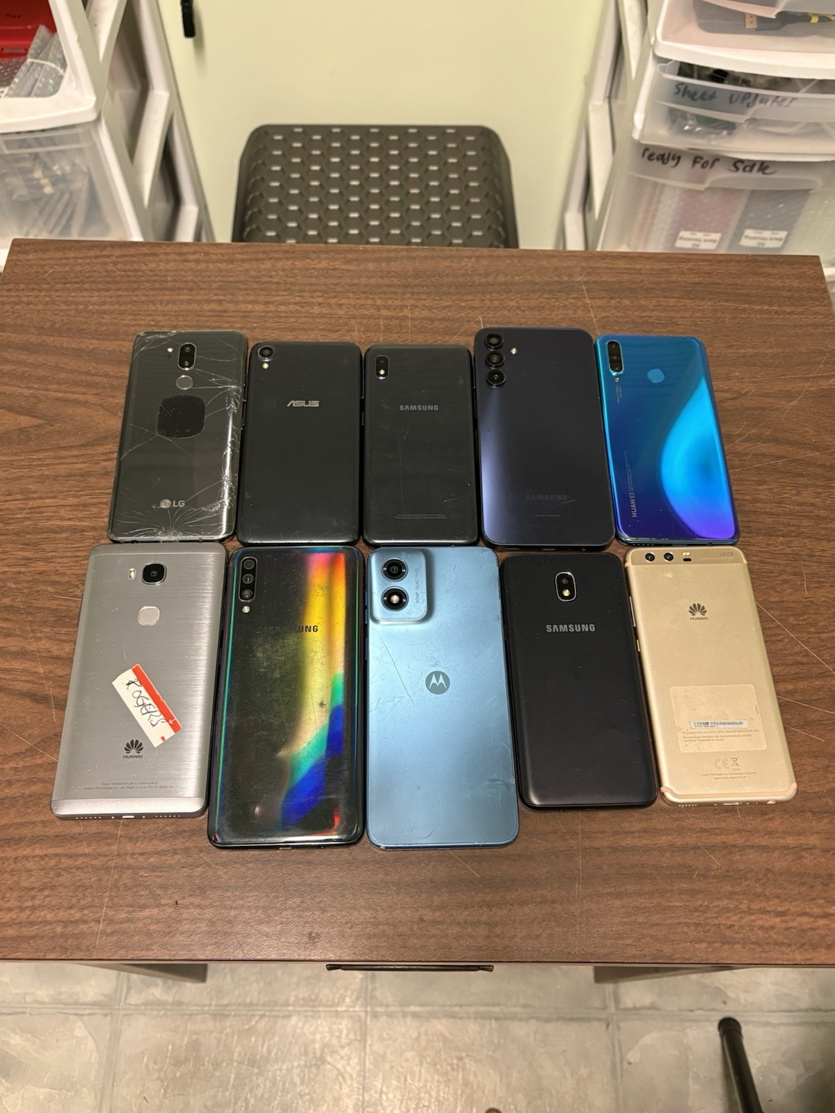 Lot Of 10 Untested Android Phones For Parts Or Repair