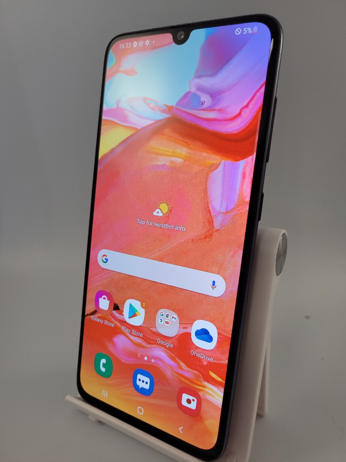 Samsung Galaxy A70 Black Unlocked Dual Sim 128GB 6GB RAM Android Smartphone