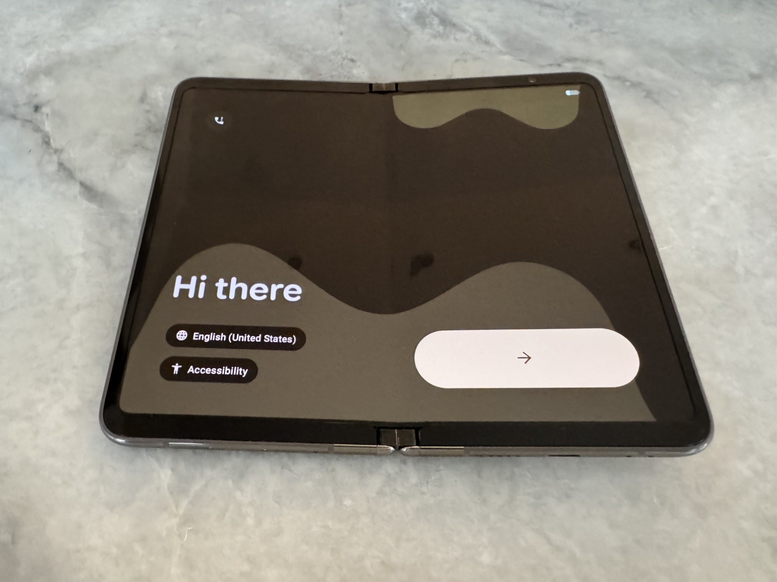 Google Pixel Fold 256GB Porcelain G9FPL (Unlocked) Damaged See Description