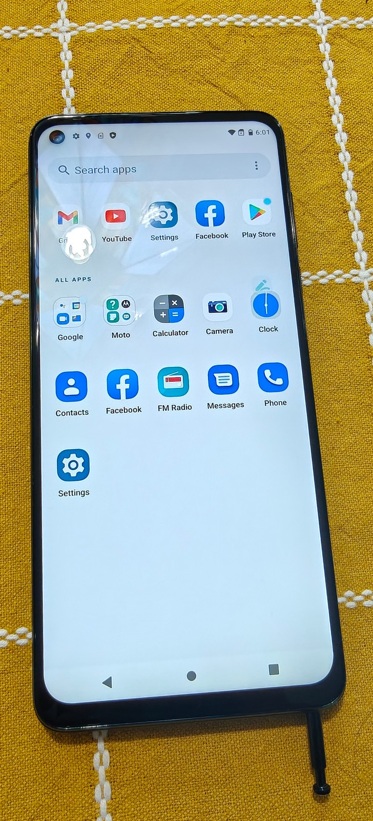 Motorola Moto G Stylus 5G – 128 GB – Green (Unlocked-Clean eMEI) – Sold as Is