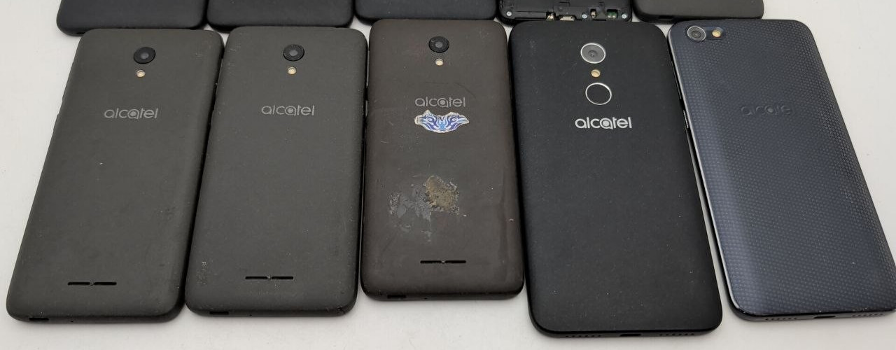 Lot of 10 Smartphones Alcatel Insight 5005R 1X A5 LED Onyx 5008R Not Working