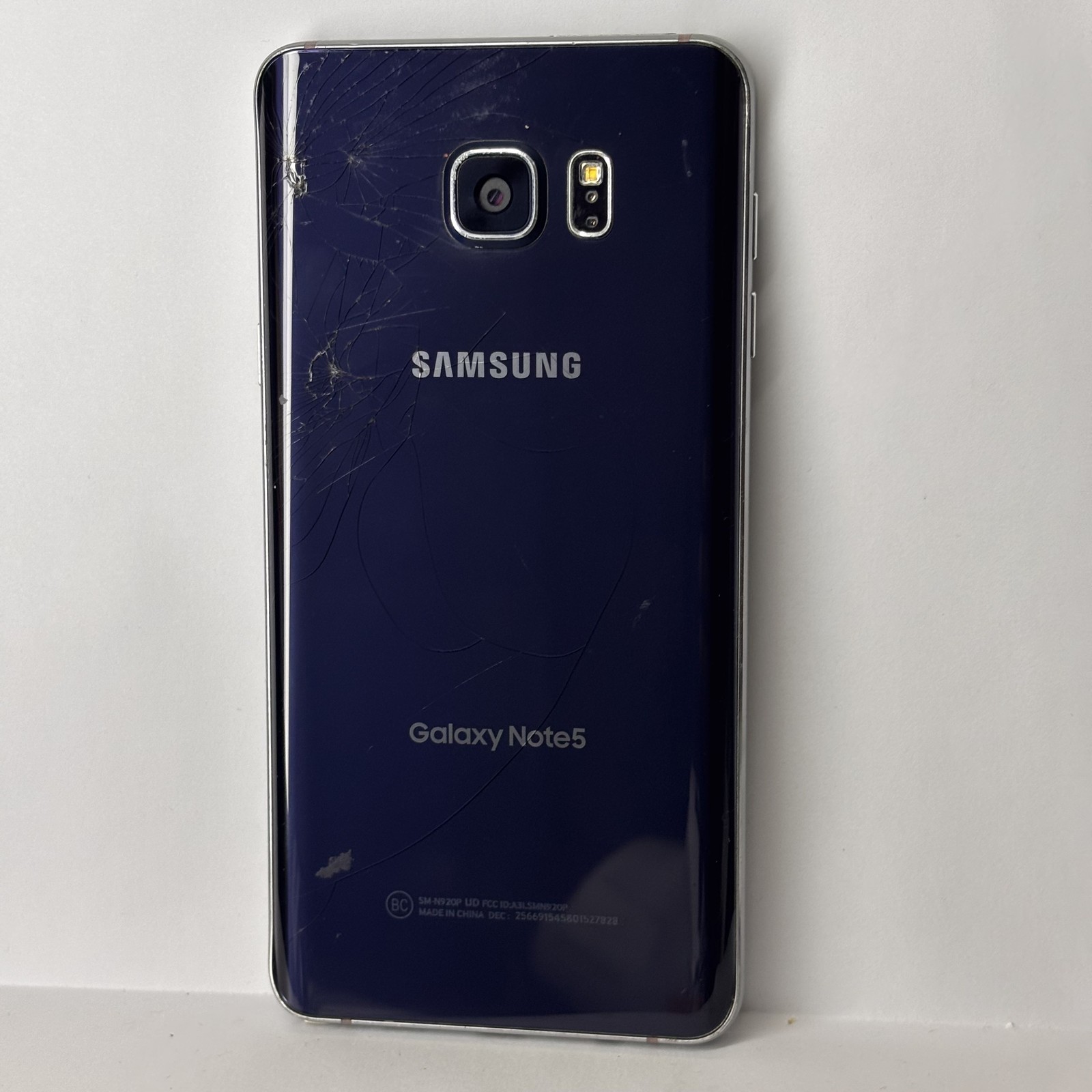 Samsung Galaxy Note 5 SM-N920P 32GB Sapphire Black Sprint Unlocked Android 7.0