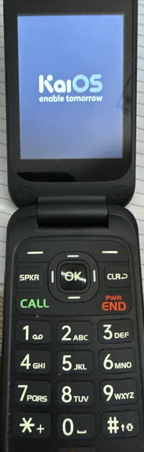 Consumer Cellular-Iris Flip- SH3320 3.2″ 8GB Flip Phone-C Bk -SH3320CB Works