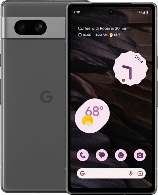 Google Pixel 7a GWKK3 T-Mobile Only 128GB Charcoal Good