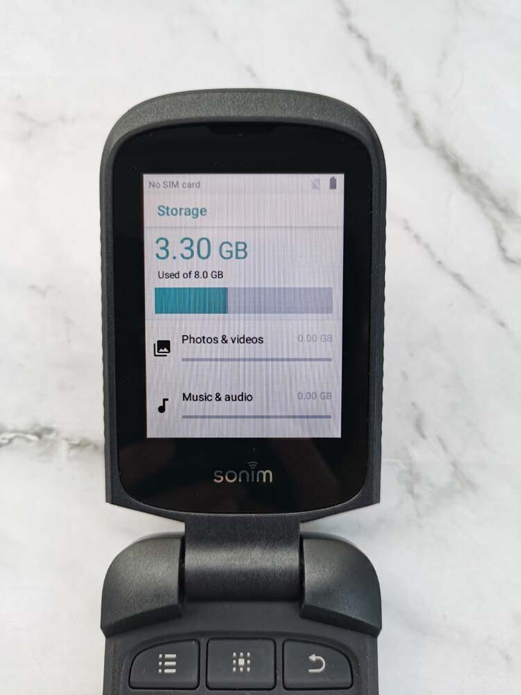 Unlocked Sonim XP3 XP3800 – Black 4G 1+8GB VERIZON LTE rugged Flip Phone Used