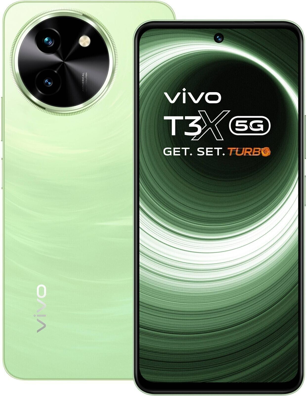 vivo T3X 5G (Green 128GB 4GB)6.72″ 6 Gen 1 Processor 50MP Camera Global