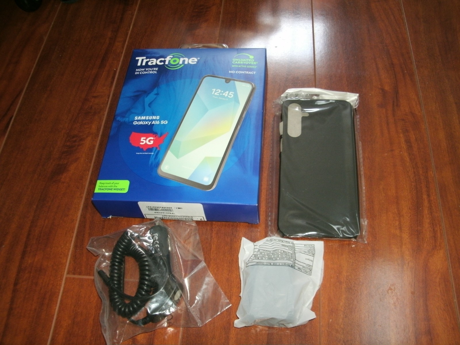 Samsung Galaxy A16 5G 128GB/6.7″ + 1 Year Tracfone Plan 1500 Min/Text/1.5GB Data