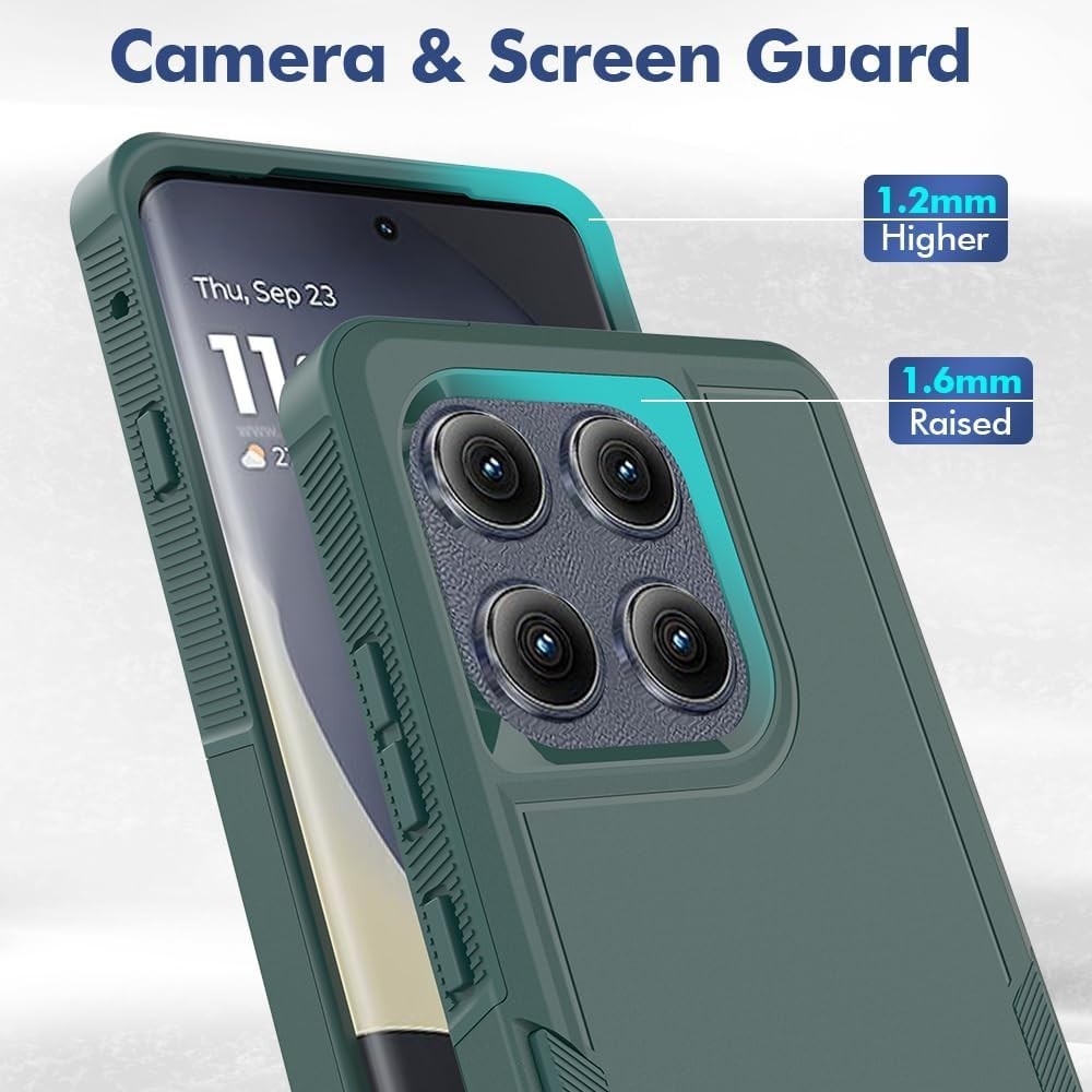 For Motorola Moto Edge 2025 Case with 1x Screen Protector, Non-Slip Shockproof