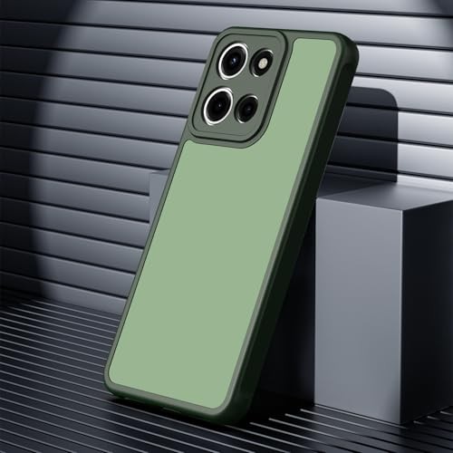 Motorola Moto G Play 2026 Case, Matte Dual-Tone TPU/PC Hybrid Bumper – Green