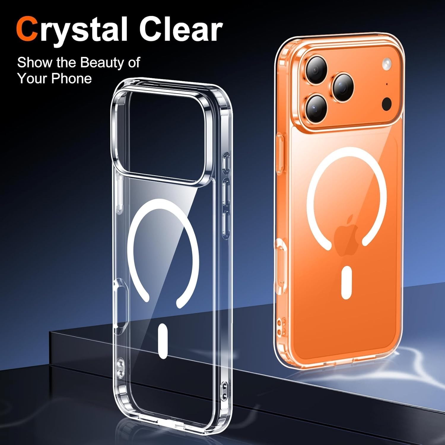 Magnetic for Iphone 17 Pro Max Case [Compatible with Magsafe] Translucent Matte